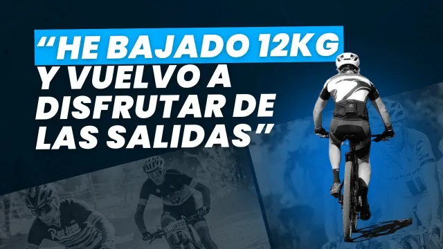 Emilio, ciclista, en su vídeo de resultados