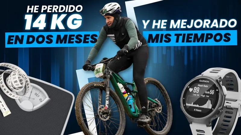 José Santos, ciclista, en su vídeo de resultados