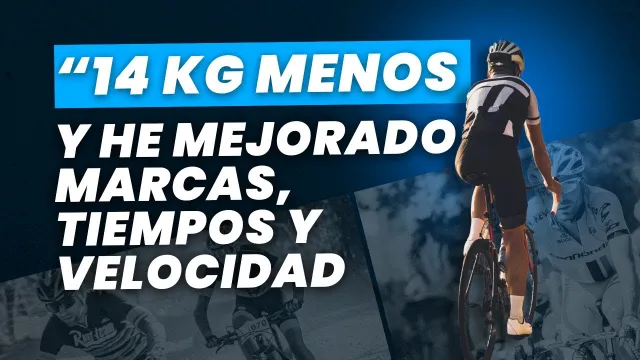 Pablo, ciclista, en su vídeo de resultados