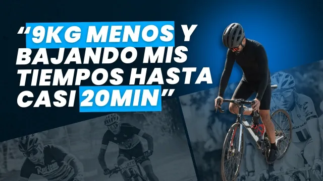 Samuel, ciclista, en su vídeo de resultados